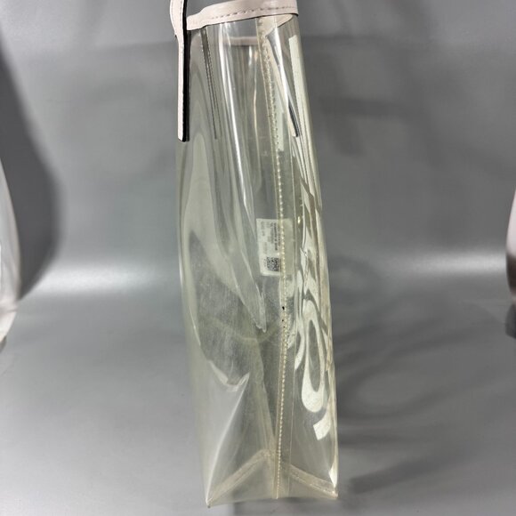 MICHAEL MICHAEL KORS The Michael Large Graphic Logo Clear Tote Bag - Picture 7 of 16